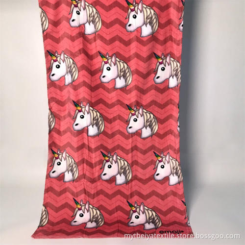 Wholesale Weighted Custom Digital Printed Beach Gift Towel Gift